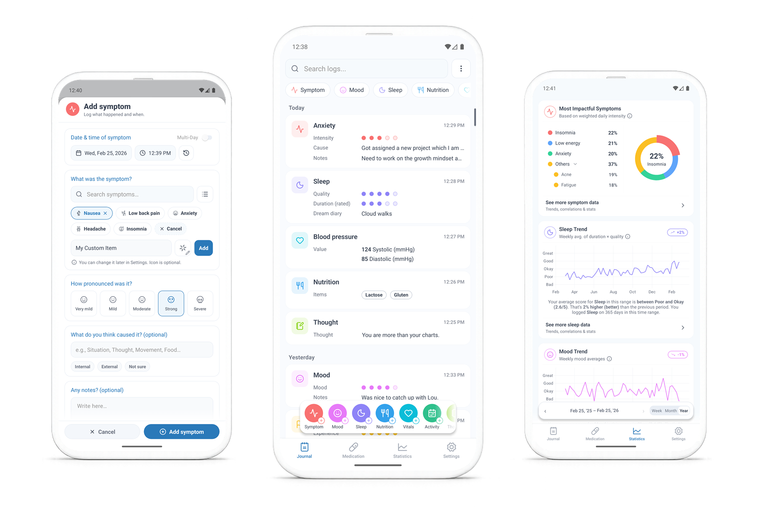 SympLog App Overview